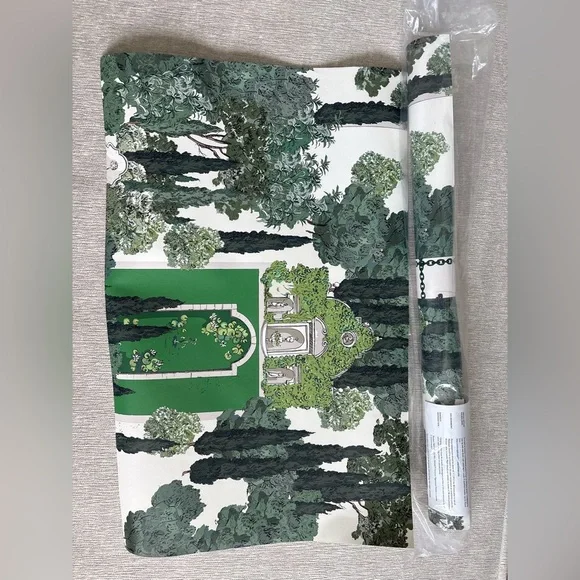 NWT Katie Kime Tuscan Villa Traditional Wallpaper | Single Roll 24” x 144” - Picture 2 of 7